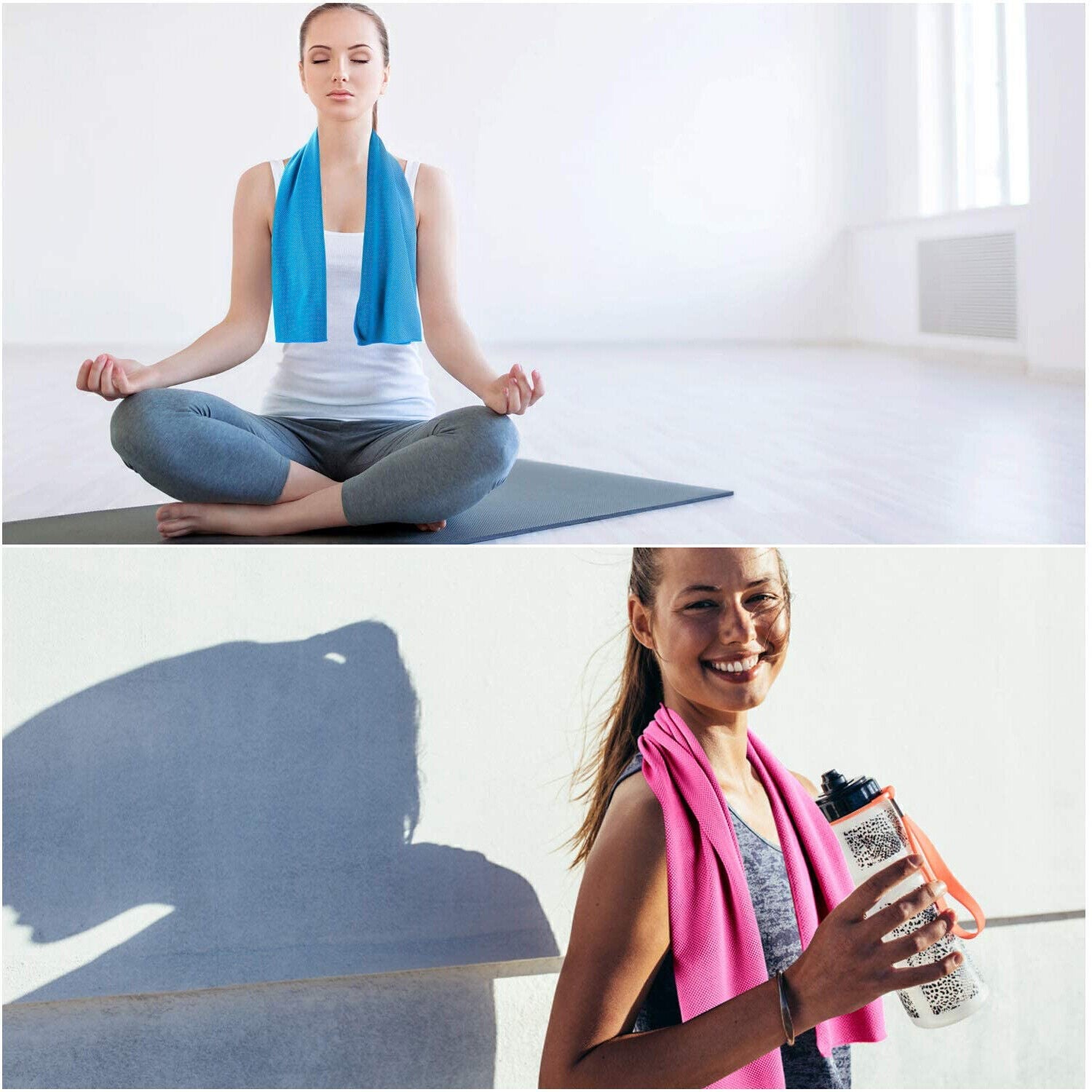 Instant Cooling Towel – Soft Microfiber Sports Towel for Gym Running Cycling UK