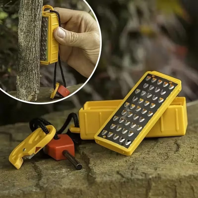 Lightweight Tinder Maker with Fire Starter – Portable Survival Tool for Outdoor