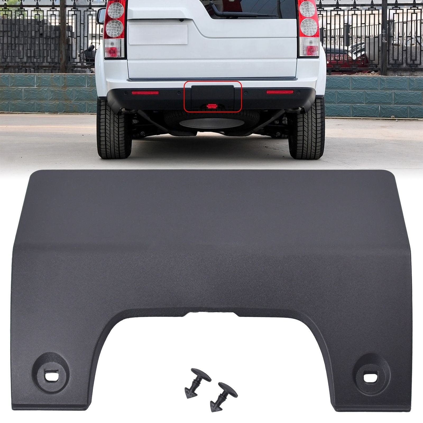 For Land Rover Discovery 3 4 Tow Bar Electrics Tow Eye Cover Trim DPO500011PCL