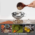 Stainless Steel Jam Jar Funnel Wide Mouth Liquid Funnel Baking Funnel