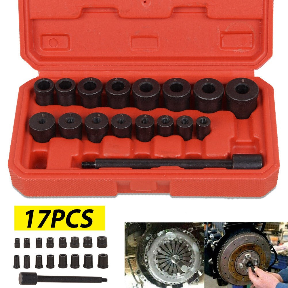 17pcs Universal Clutch Aligning Alignment Plate & Flyingwheel Pilot Bearing Hole