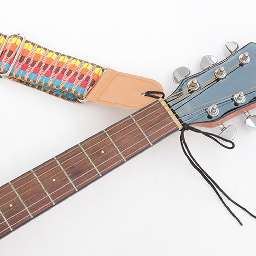 Wear-resistant Guitar Strap Adjustable Guitar Belt Bohemian Style Bass Guitar