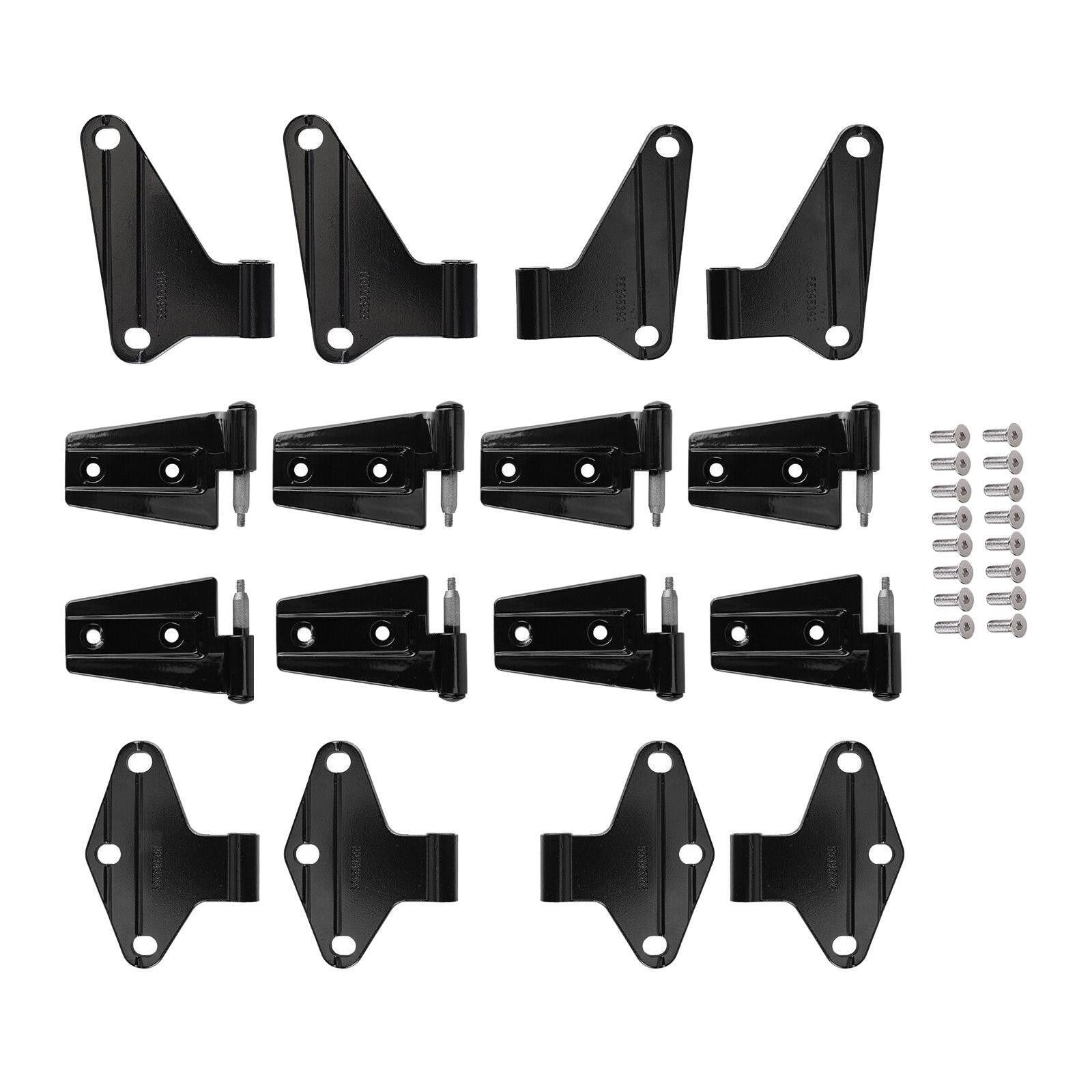 Door Hinges Set 20089 20090 Replace for Jeep Wrangler JK 2007-2018