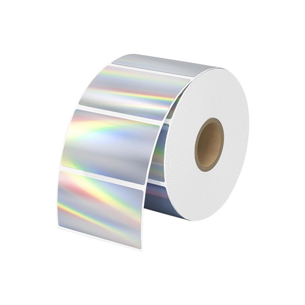Self-adhesive Wrapping Stickers Holographic Thermal Printer Sticker Name Tag