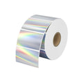 Self-adhesive Wrapping Stickers Holographic Thermal Printer Sticker Name Tag