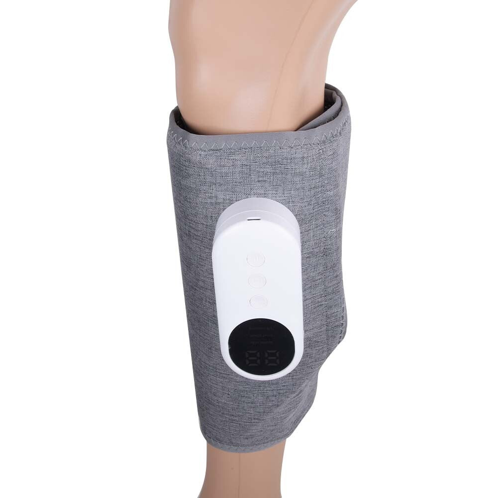Air Compression Leg Calf Massager with Heat for Varicose Veins, Relieve Swollen
