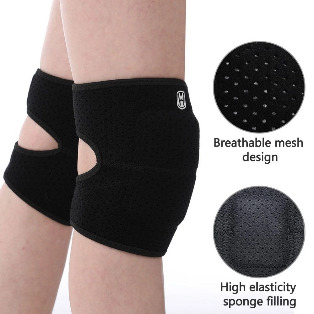 1Pair Sponge Sports Dance Knee Pad Anti-collision Knee Braces  Runner