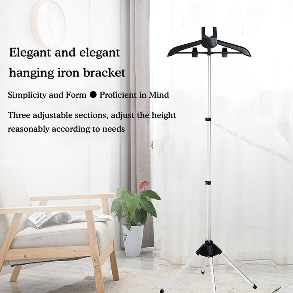 Garment Hanger for Steaming, Folding Handheld Garment Steamer Clothes Stand Rack