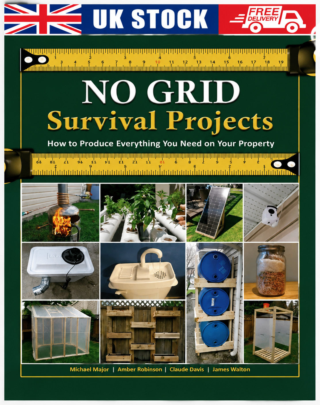 No Grid Survival Projects: Off Grid DIY Survival Projects Book, Self-Sufficient