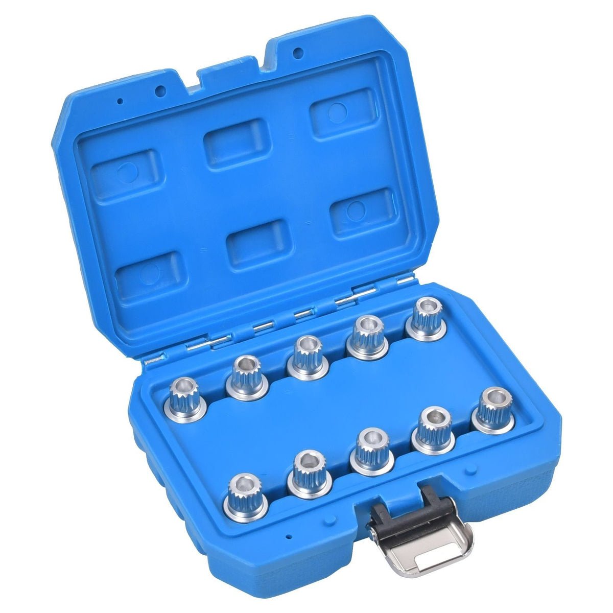 10pc For Bmw Master Locking Wheel Nut Socket Spline Tamper Proof Removal Key Set