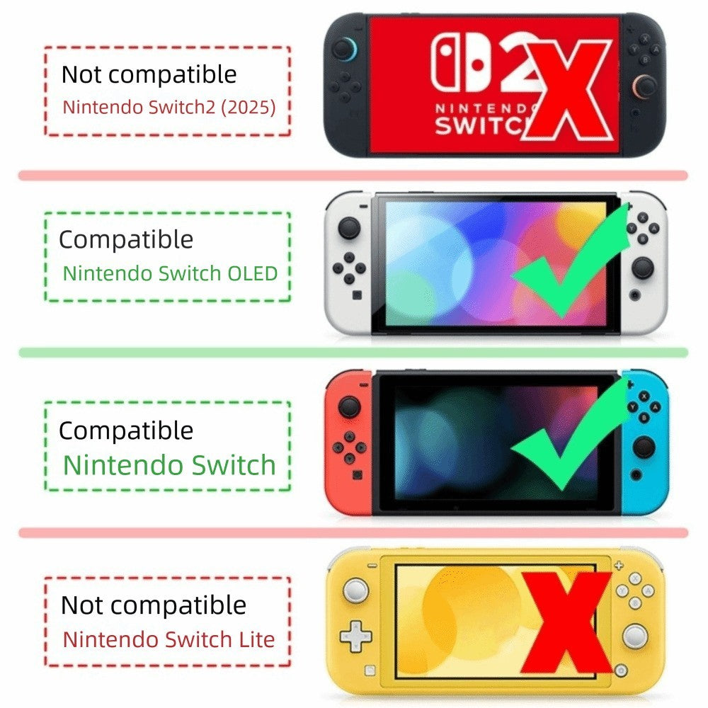 Flip Grip Game Console Controller for Nintendo for Switch/OLED