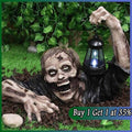 Halloween Crawling Zombie Horror Props Outdoor Garden Statue Graveyard Decor