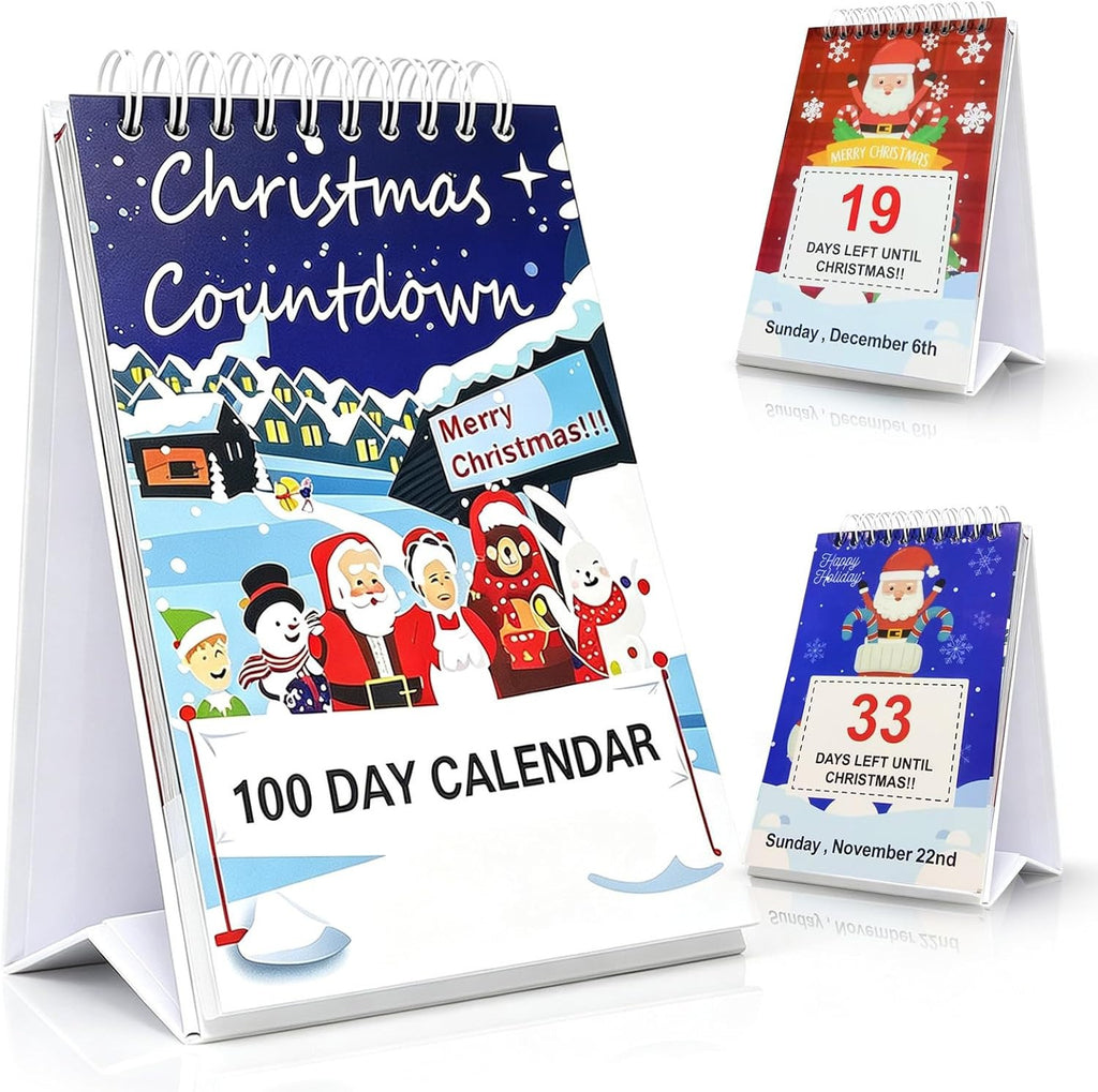 Christmas Advent Calendar 2026 for 100 Days,100 Day Christmas Countdown Calendar