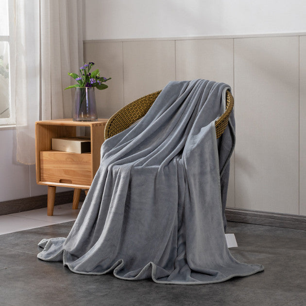 Soft Flannel Throw Blanket All Season Sofa Bed Warm Cover