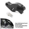 Black Gear Shift Neutral Assist Bracket For Harley M8 Touring Softail Electra