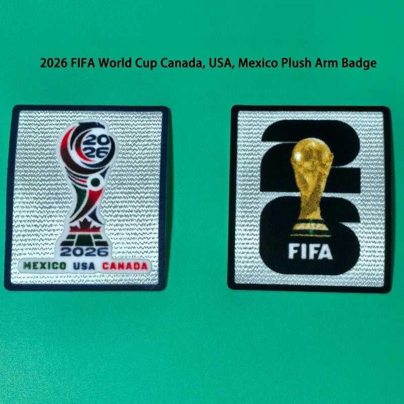 World Cup 2026 Mexico USA Canada patch playersize Iron On Heat Press badge