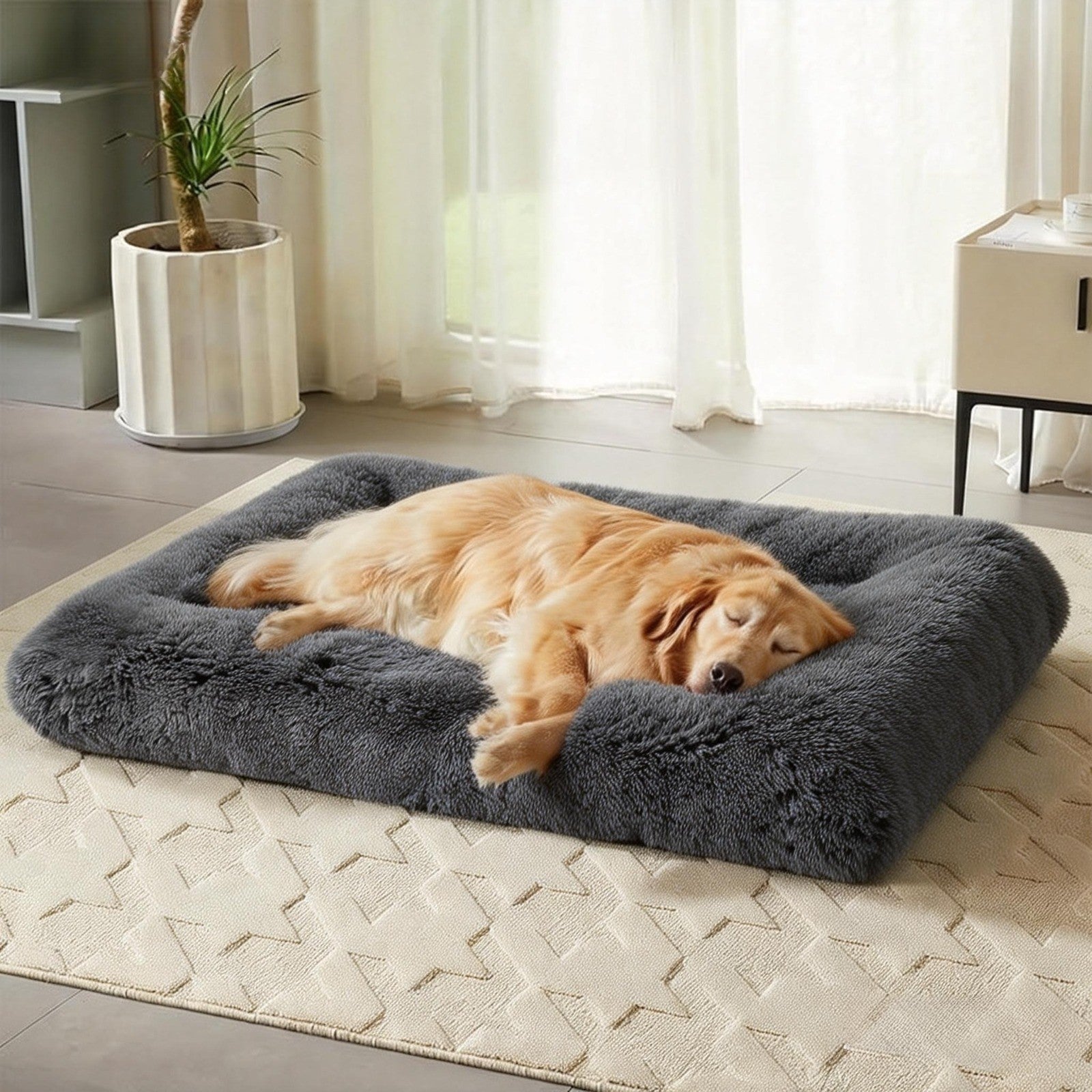 Extra Large Dog Bed Cat Pet Washable Cushion Puppy Mattress Soft Warm Calming