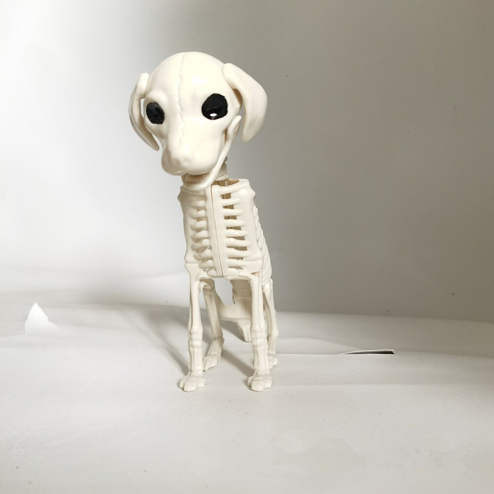 Halloween Scary Skeleton Dog Prop Animal Bones Party Shop Decoration Horror