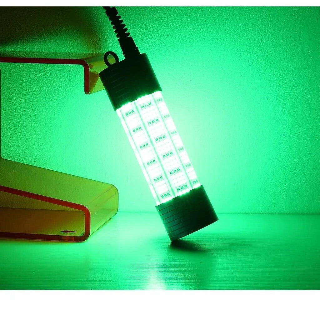 1PC Underwater Fishing Light DC12V 150W Green Blue LED Lure Bait Finder Lamp UK