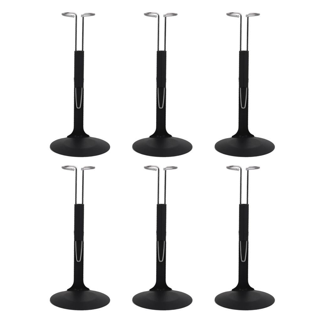 10pcs Metal Action Man Stand Base Support Rack 1/6 for Dolls Show