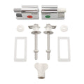 Toilet Seat Replacement Hinges with Soft Close Mechanism for Easy Install