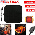 Car Seat Pad Cushion Cover Heating Heater Warm Heated Cold Winter 12V Universal