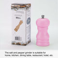 4.5" Wooden Salt and  Grinder Mills Shakers with Adjustable Coarseness