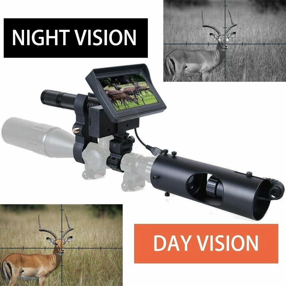 Megaorei 2 400M Infrared Night Vision Rifle Scope recordable Camera 16MM 4.3in