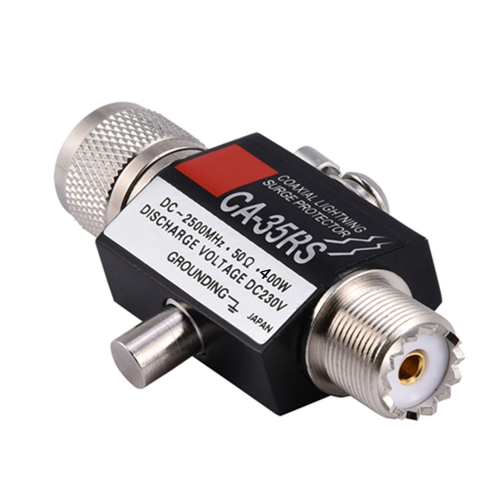 CA-35RS Coaxial Lightning Surge Protector Arrester Male To Female UHF Connector