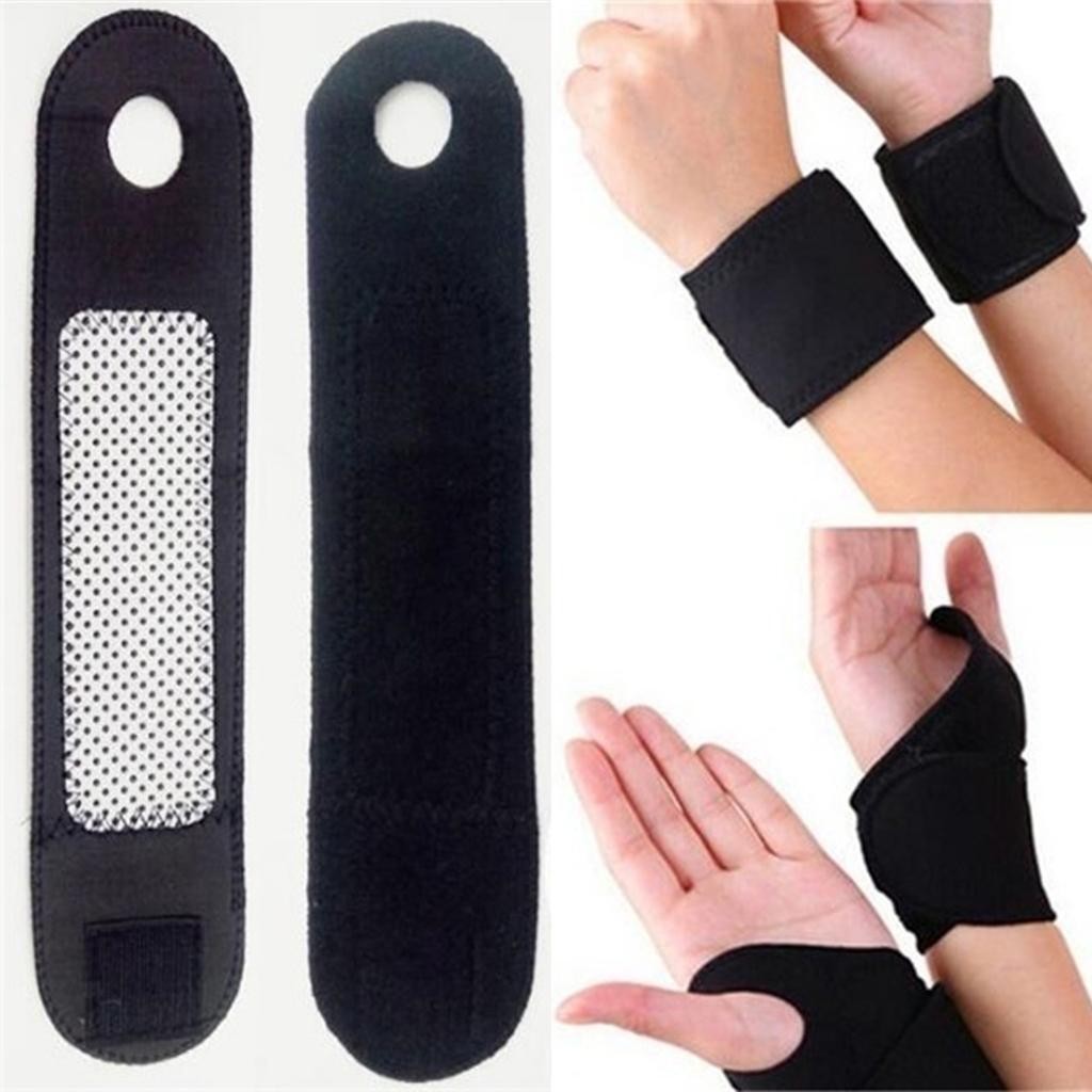 Pair Self Heating Wrist Support Strap Band  Wrist Brace/Hand Support
