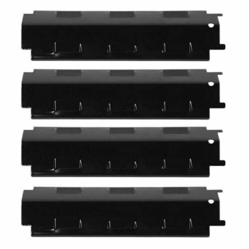 Fits BBQ Gas Grill 4X Black Heat Plate Burner Cover Spare Parts Stainless Steel