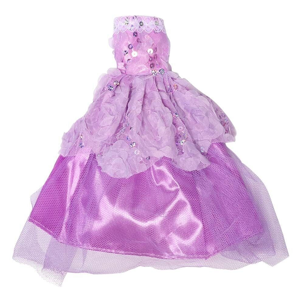 32/50Pcs Barbie Doll Clothes Bundle Dresses Shoes and Accessories Girl Toy Gift