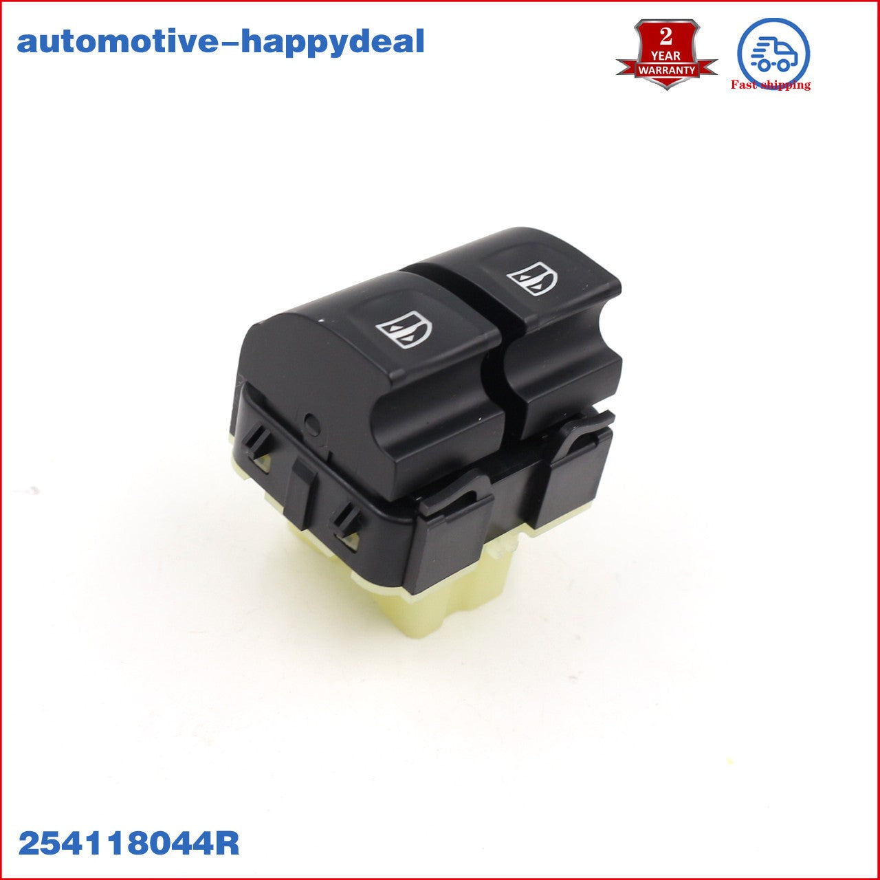 254118044R  ELECTRIC WINDOW DOUBLE SWITCH FRONT RIGHT FOR RENAULT CLIO 4 IV NEW