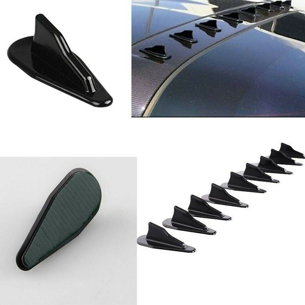 10 pcs Shark fin diffuser vortex generator car roof spoiler bumper universal