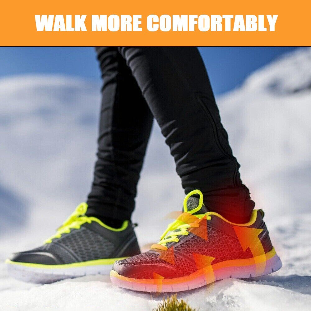 Heated Insoles Rechargeable Electric Heated Shoes Insoles with Remote Control