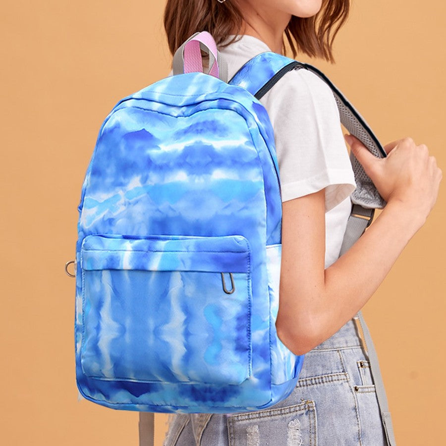 3PCS/Set Boys Girls Kids Rainbow Backpack Rucksack School Lunch Bag Pencil Bag