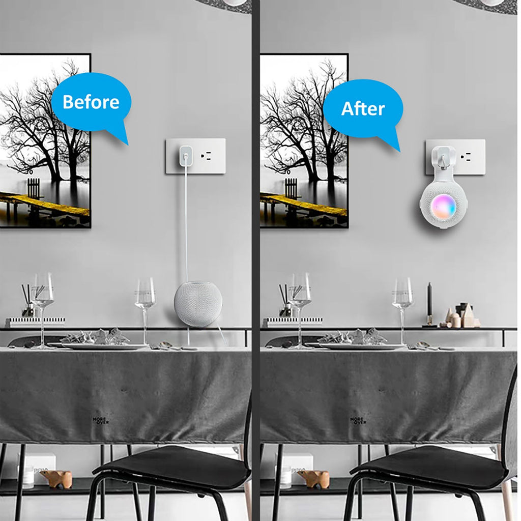 For HomePod Mini Smart Speaker Bracket Stand Dock Base Wall Mounting Living Room