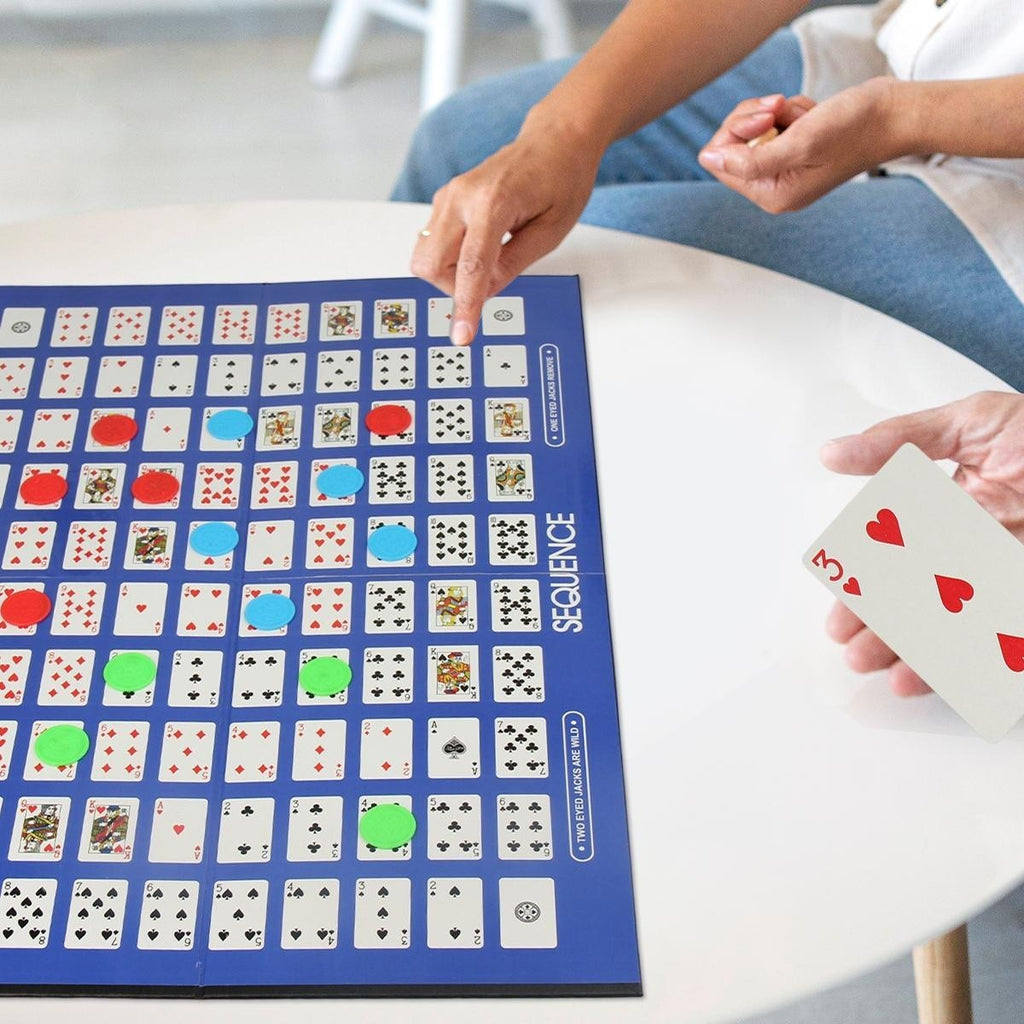 Sequence Goliath Family Fun Board Game Strategy for 2 or More Five In A Row