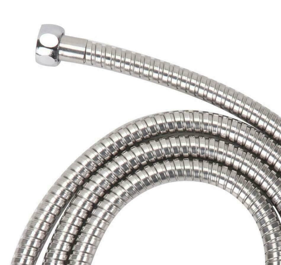 1x Shower Head Set Universal Multi Function Chrome Anti-Limescale Bath 1.5M Hose