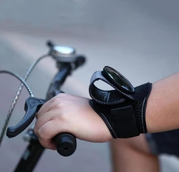 360° Bicycle Rear View Mirrors, Wide-Angle Wrists Rearview Mirror, for Cyclists