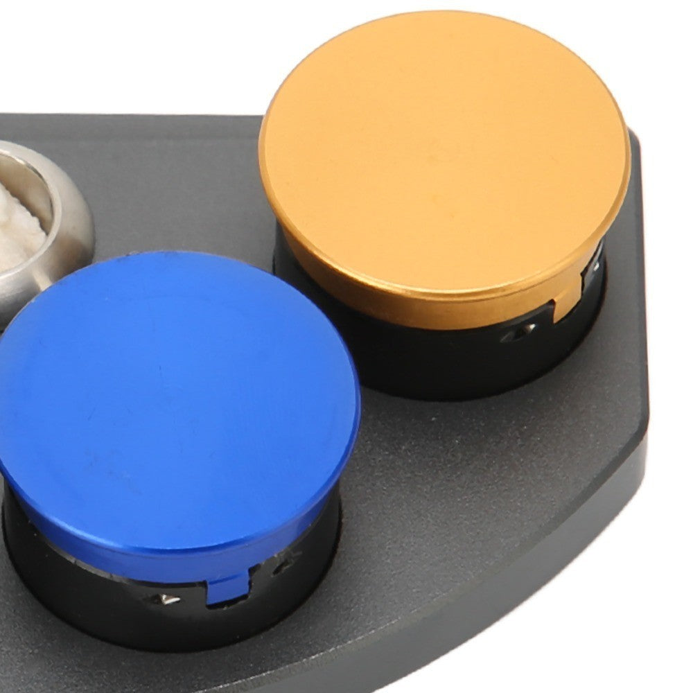 4 Color Watch Grease Cup 4 Plates Oil Cup Stand  Watchmaker Use
