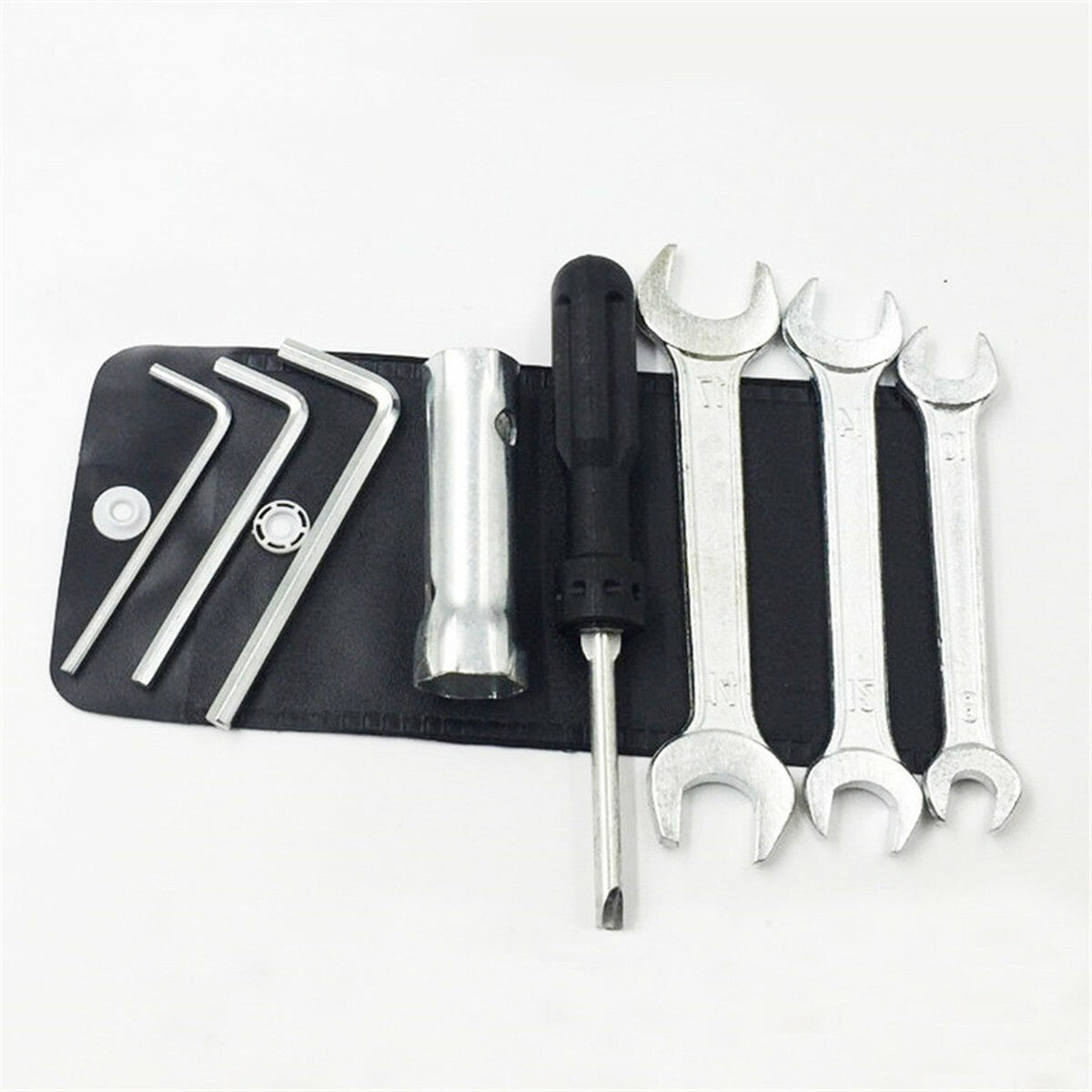 Accessories 8Pc Motorcycle Spark Plug Spanner Wrench Screwdriver Socket Tool Kit
