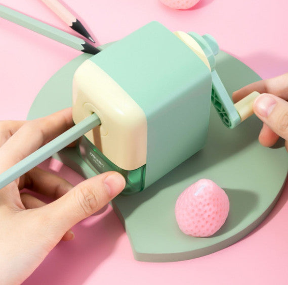 5-Speed Settings Desktop Pencil Sharpener with Sturdy Material Manually Use