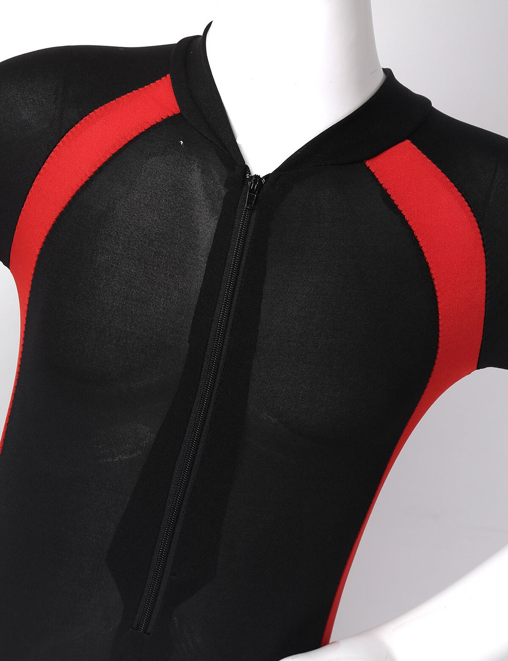 Boys&Girls Short Sleeves Zippered Swimming Costume Swimsuit Rash Guard