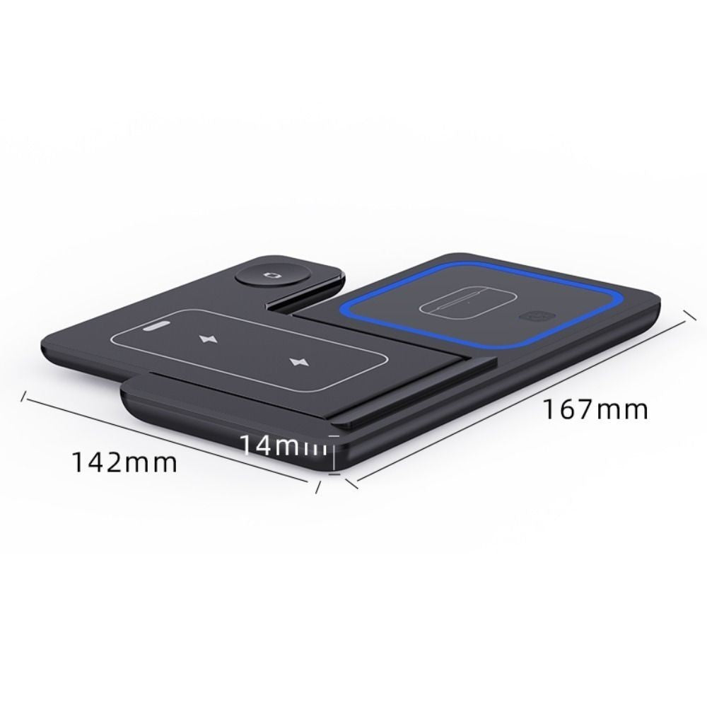 Foldable Wireless Charger Portable Charging Dock Fast Charging Station  Desktop