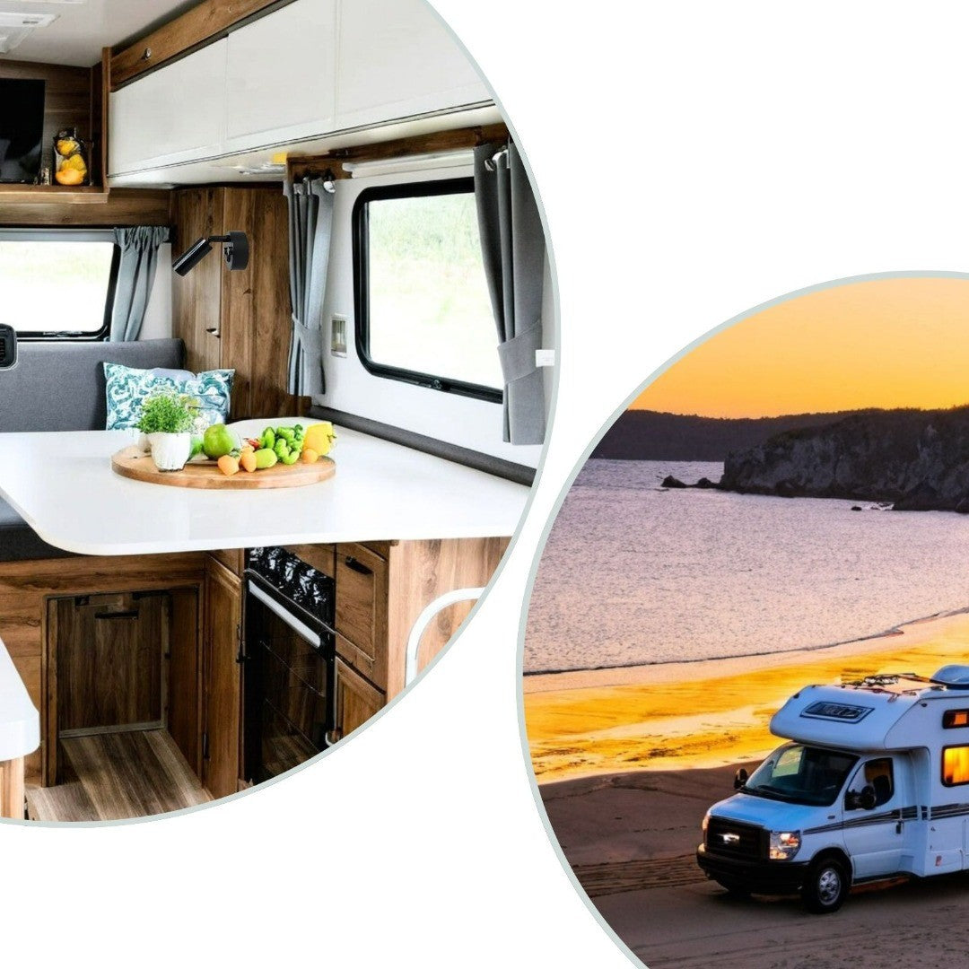 12V LED Reading Light USB Port Pack of 2 Caravan Campervan Boat Lamps