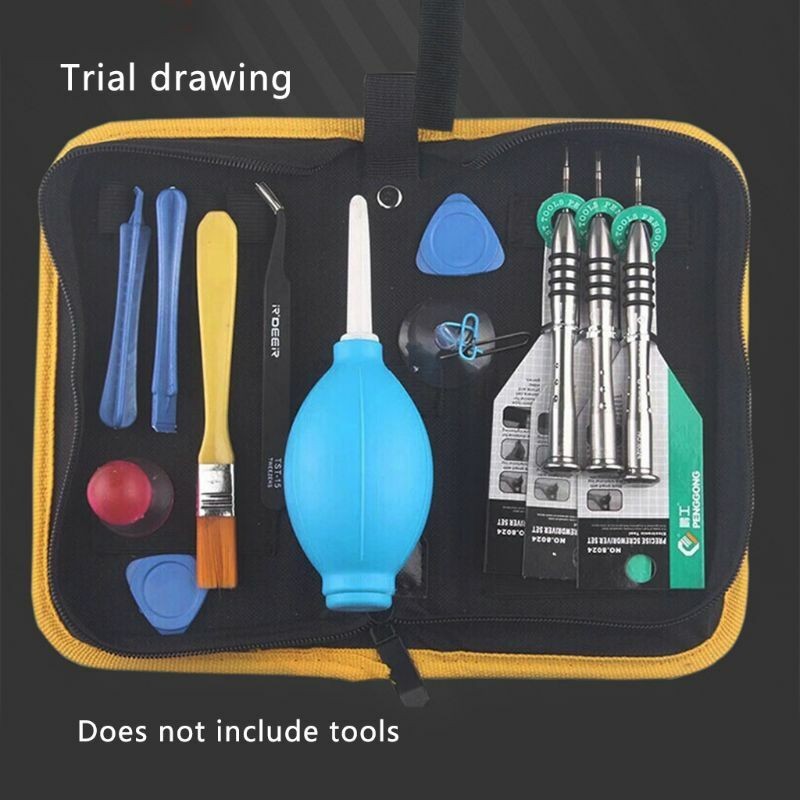 Multifunction Canvas Hardware Tool Bag Storage Box Oxford Organizer Pouch Zip