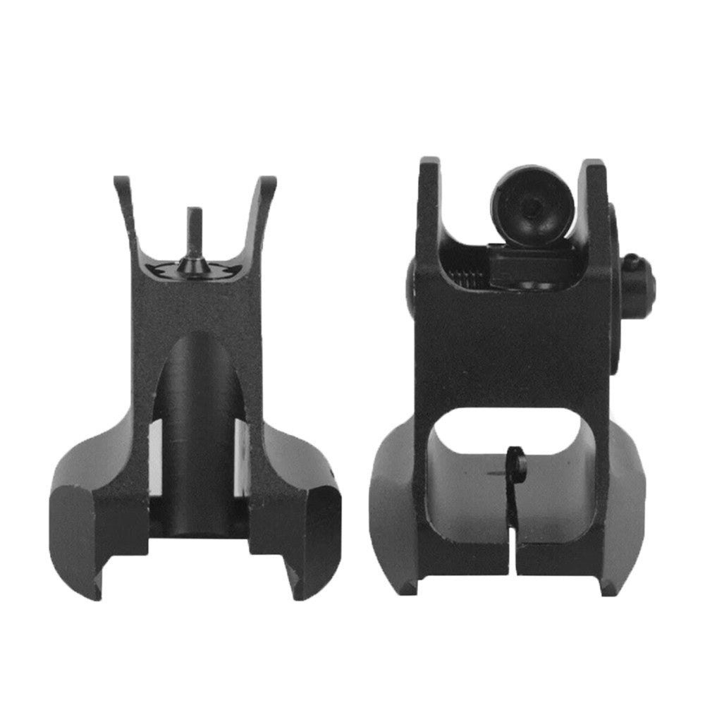 1 Pair D &D Flip-up Low Profile Metal Sight Folding Iron Sights Front / Rear Set