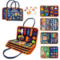 Xmas Kid Educational Busy Board for Toddler Toy Dressing Skill Sensory Game Gift