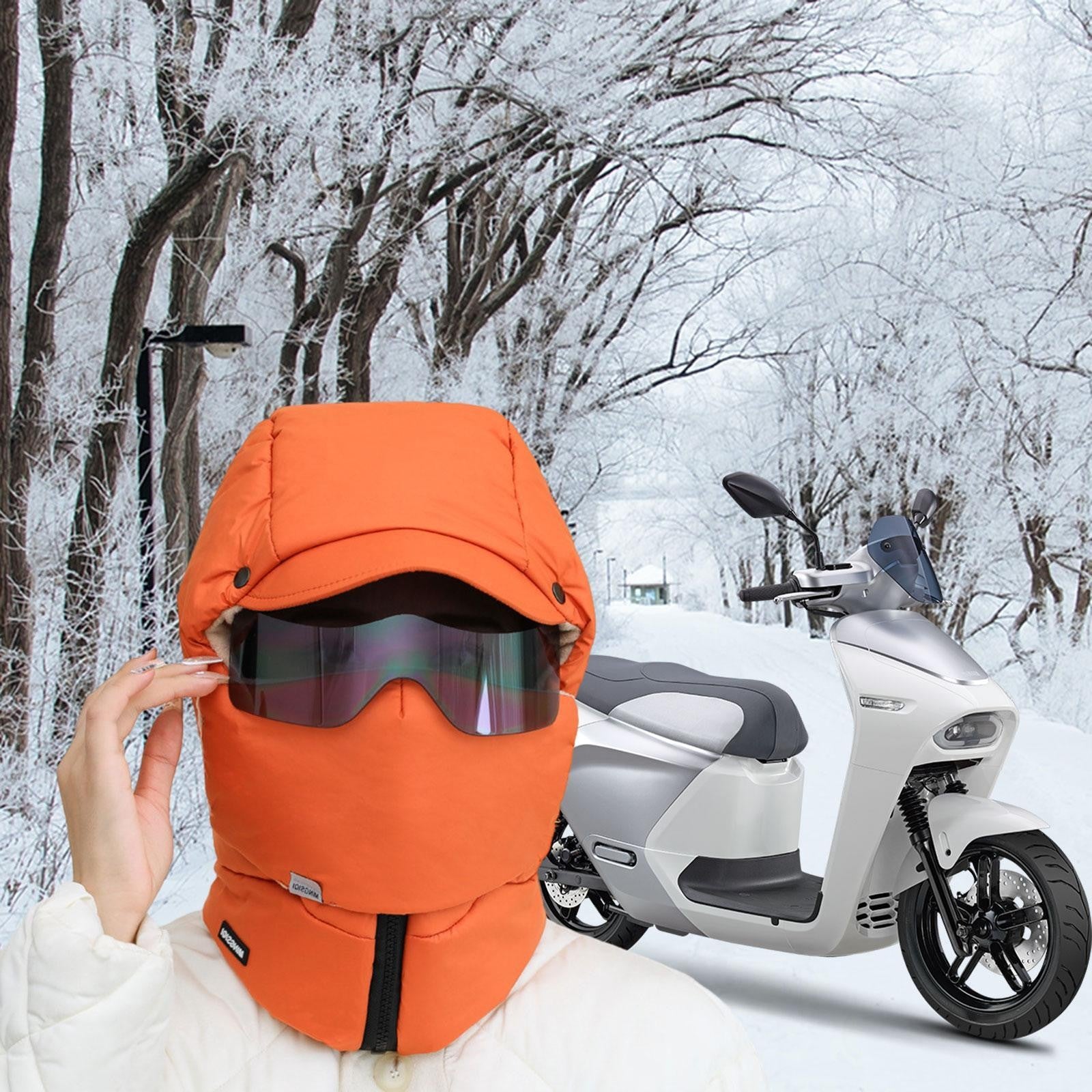 Winter Hat Thermal Lightweight Windproof Mask Face Cover Headwear Trapper Hat